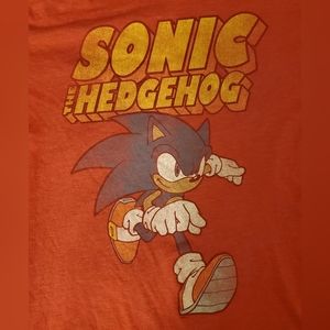 Sonic the hedgehog soft tall tshirt XL